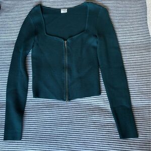 Abercrombie & Fitch Green Knit Top